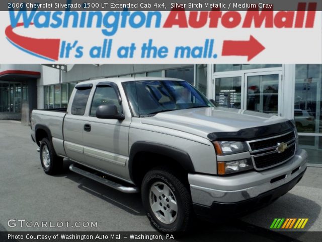 2006 Chevrolet Silverado 1500 LT Extended Cab 4x4 in Silver Birch Metallic