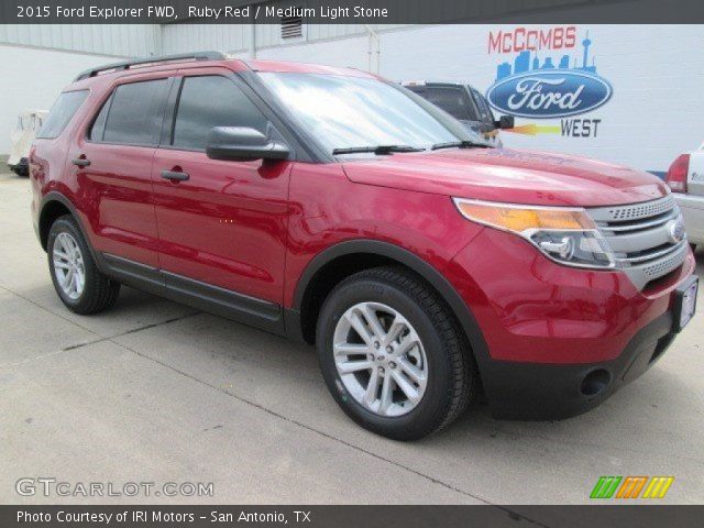 2015 Ford Explorer FWD in Ruby Red