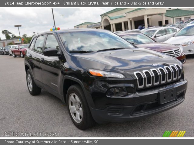 2014 Jeep Cherokee Sport 4x4 in Brilliant Black Crystal Pearl