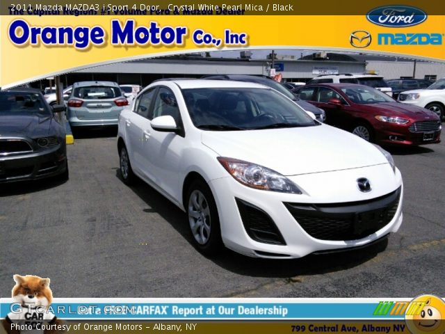 2011 Mazda MAZDA3 i Sport 4 Door in Crystal White Pearl Mica