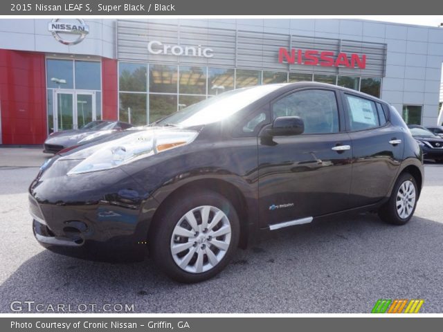 2015 Nissan LEAF S in Super Black