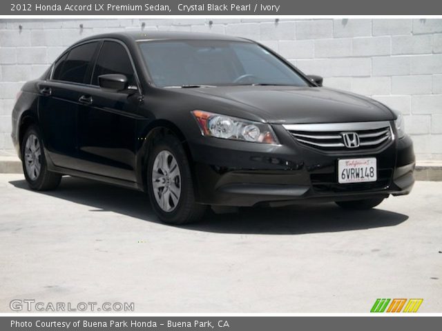 2012 Honda Accord LX Premium Sedan in Crystal Black Pearl