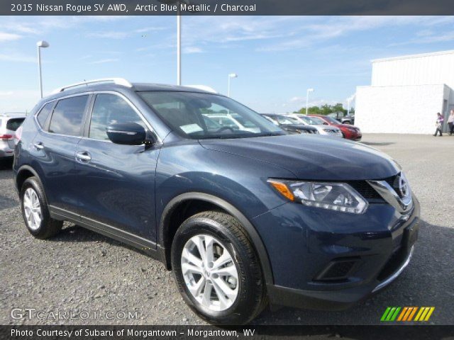 2015 Nissan Rogue SV AWD in Arctic Blue Metallic