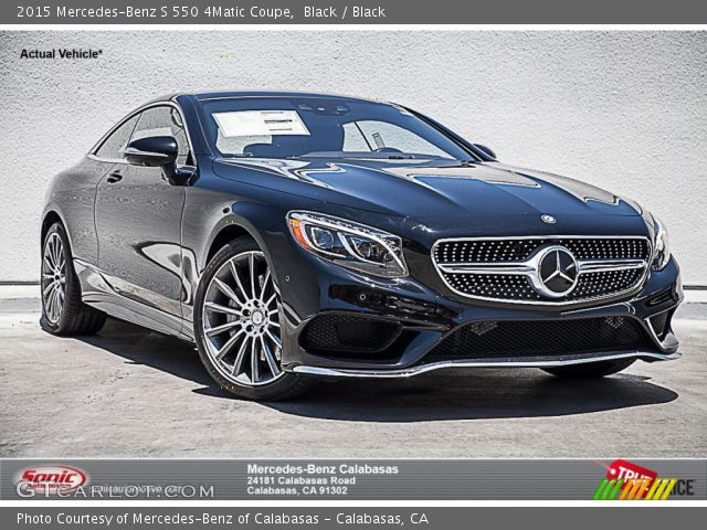 2015 Mercedes-Benz S 550 4Matic Coupe in Black