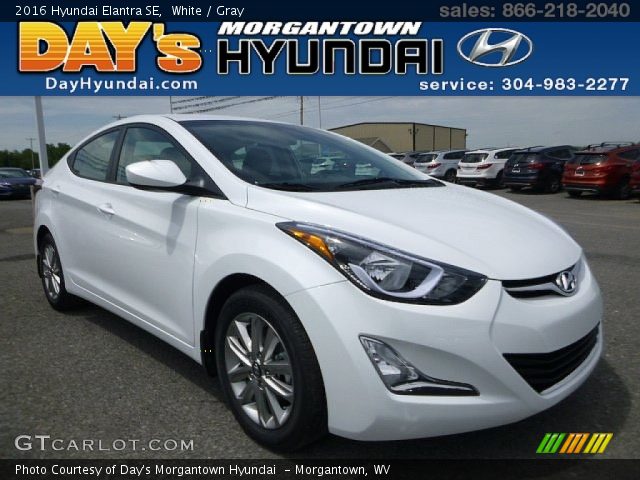2016 Hyundai Elantra SE in White
