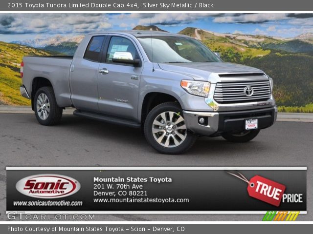 2015 Toyota Tundra Limited Double Cab 4x4 in Silver Sky Metallic