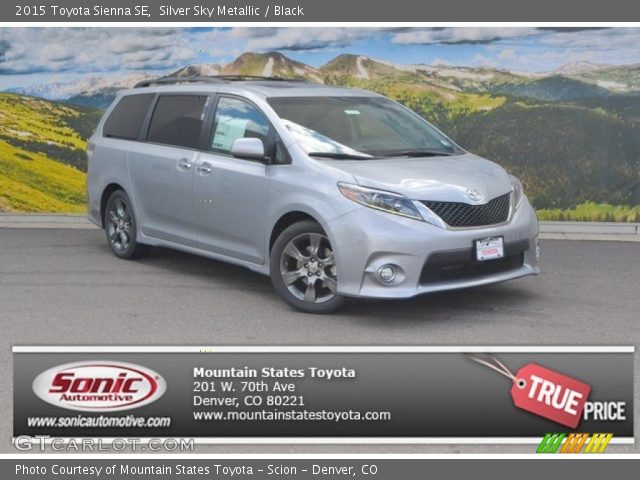 2015 Toyota Sienna SE in Silver Sky Metallic