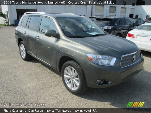 2008 Toyota Highlander Hybrid Limited 4WD in Cypress Green Pearl