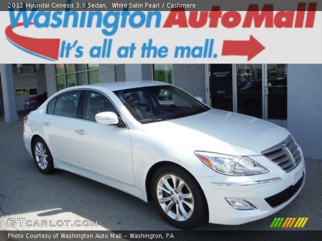 2012 Hyundai Genesis 3.8 Sedan in White Satin Pearl