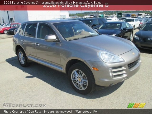2008 Porsche Cayenne S in Jarama Beige Metallic