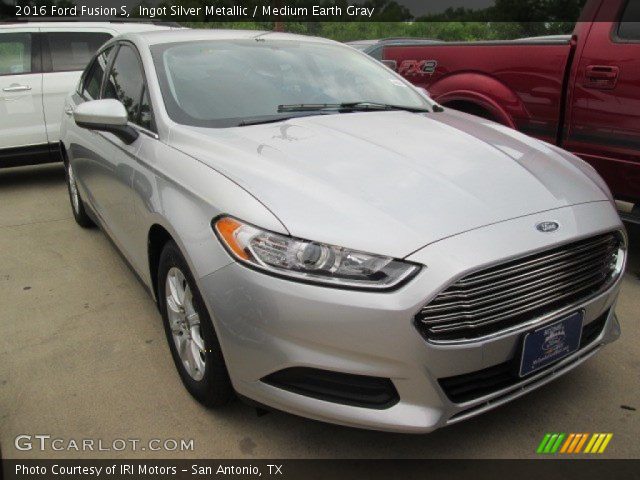 2016 Ford Fusion S in Ingot Silver Metallic