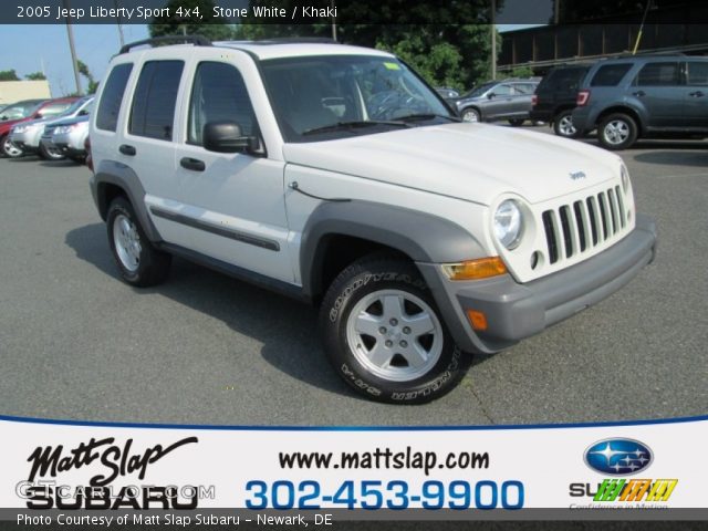 2005 Jeep Liberty Sport 4x4 in Stone White