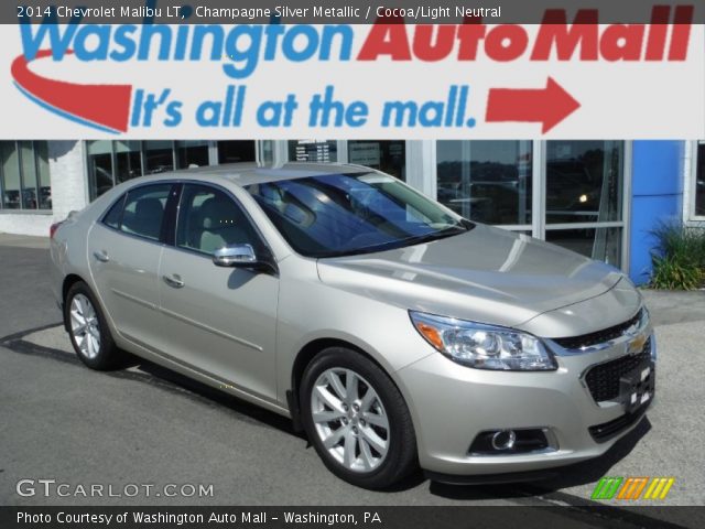 2014 Chevrolet Malibu LT in Champagne Silver Metallic