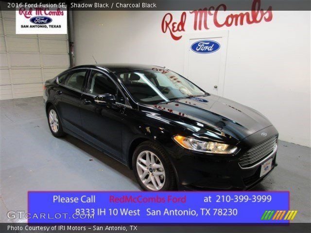 2016 Ford Fusion SE in Shadow Black