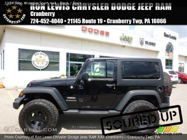 2014 Jeep Wrangler Sport 4x4 in Black
