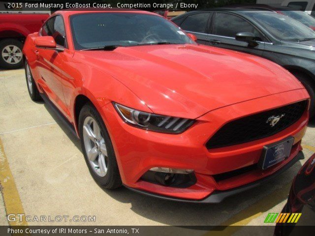 2015 Ford Mustang EcoBoost Coupe in Competition Orange