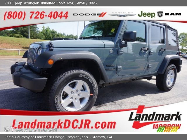 2015 Jeep Wrangler Unlimited Sport 4x4 in Anvil