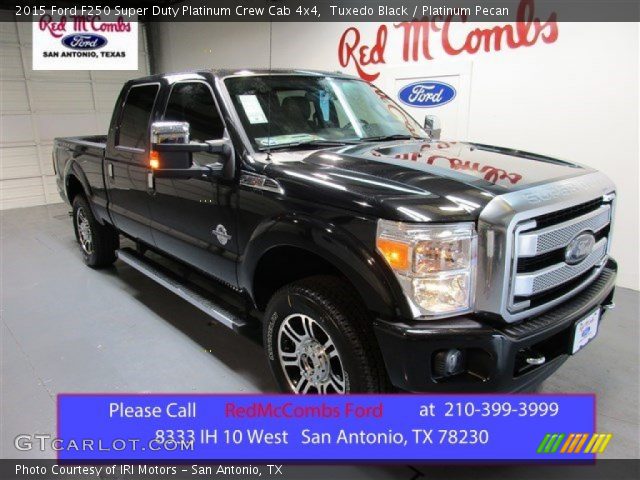 2015 Ford F250 Super Duty Platinum Crew Cab 4x4 in Tuxedo Black