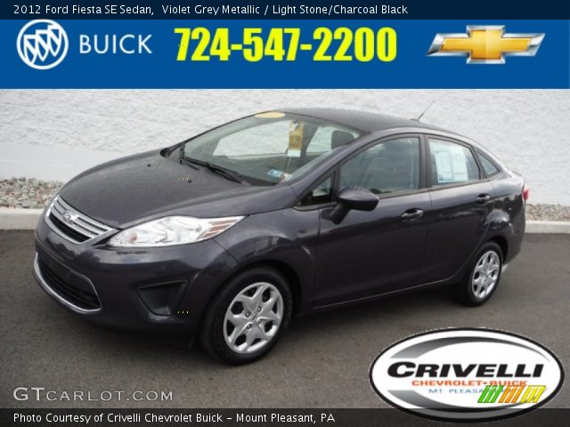 2012 Ford Fiesta SE Sedan in Violet Grey Metallic