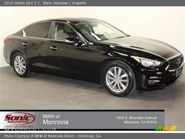 2015 Infiniti Q50 3.7 in Black Obsidian