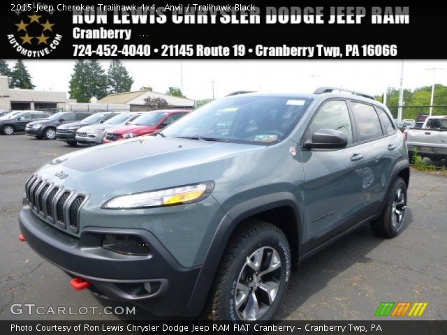 2015 Jeep Cherokee Trailhawk 4x4 in Anvil