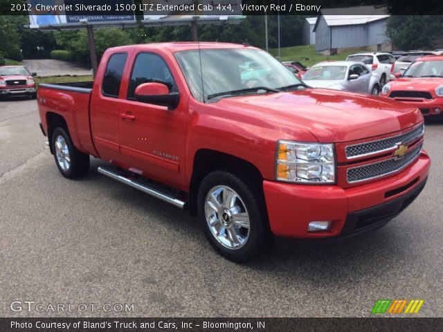 2012 Chevrolet Silverado 1500 LTZ Extended Cab 4x4 in Victory Red