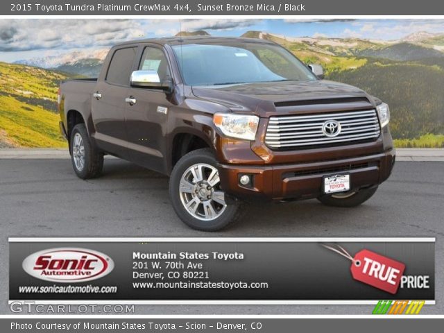 2015 Toyota Tundra Platinum CrewMax 4x4 in Sunset Bronze Mica