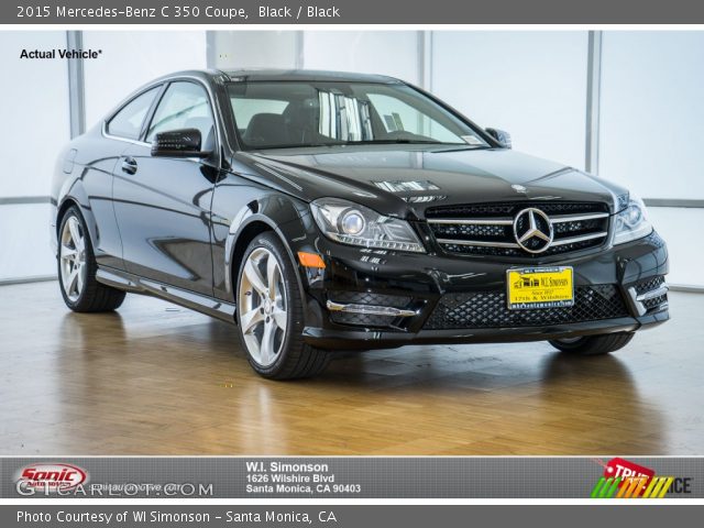 2015 Mercedes-Benz C 350 Coupe in Black