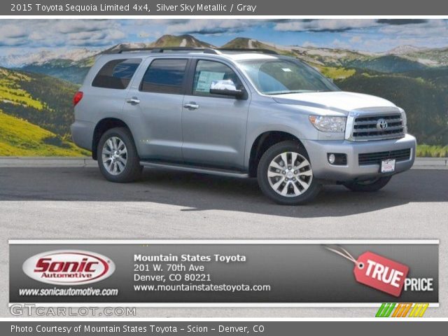 2015 Toyota Sequoia Limited 4x4 in Silver Sky Metallic