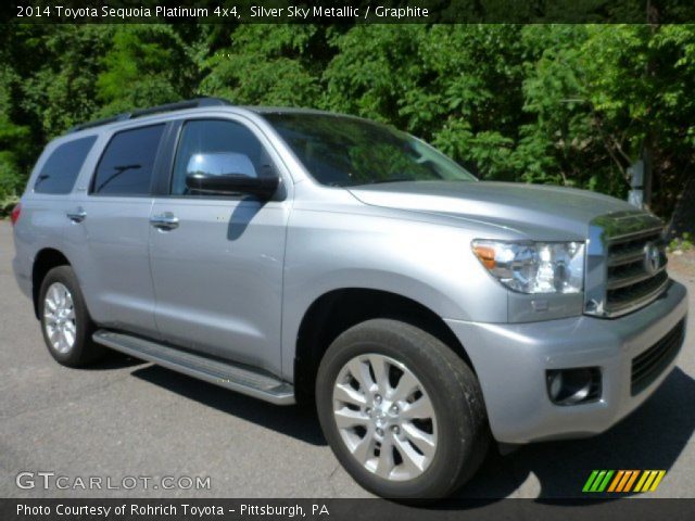 2014 Toyota Sequoia Platinum 4x4 in Silver Sky Metallic