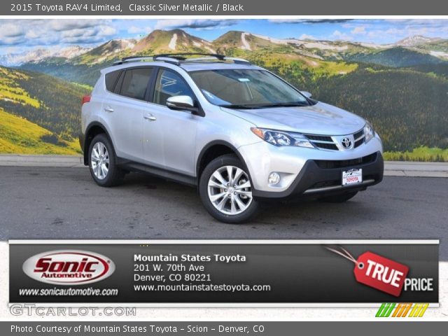 2015 Toyota RAV4 Limited in Classic Silver Metallic