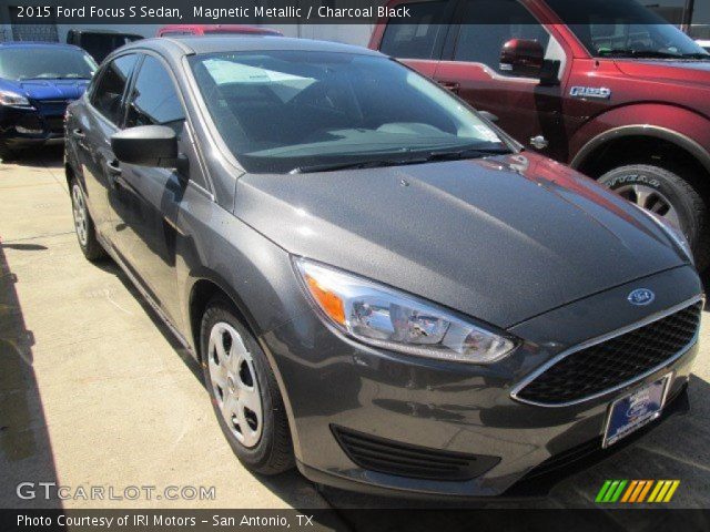 2015 Ford Focus S Sedan in Magnetic Metallic