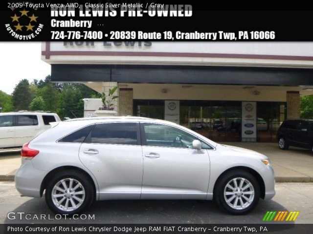 2009 Toyota Venza AWD in Classic Silver Metallic