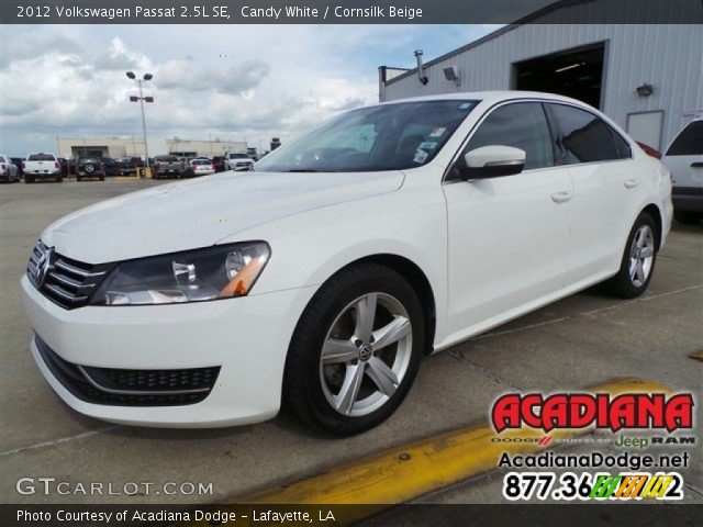 2012 Volkswagen Passat 2.5L SE in Candy White