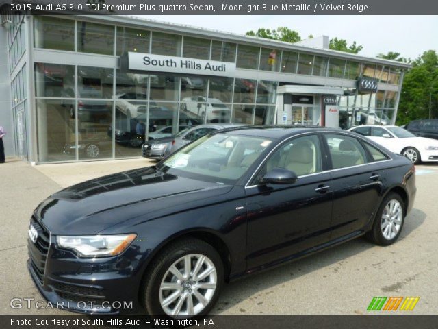 2015 Audi A6 3.0 TDI Premium Plus quattro Sedan in Moonlight Blue Metallic