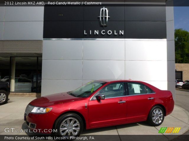 2012 Lincoln MKZ AWD in Red Candy Metallic