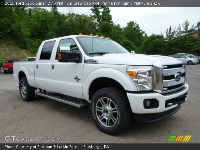 2015 Ford F250 Super Duty Platinum Crew Cab 4x4 in White Platinum