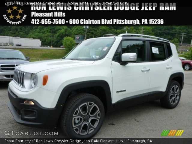 2015 Jeep Renegade Limited 4x4 in Alpine White