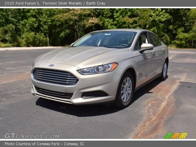 2015 Ford Fusion S in Tectonic Silver Metallic