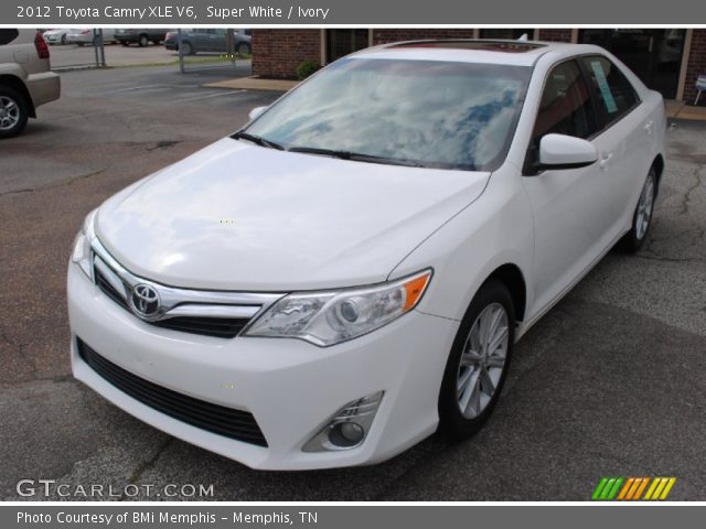 2012 Toyota Camry XLE V6 in Super White