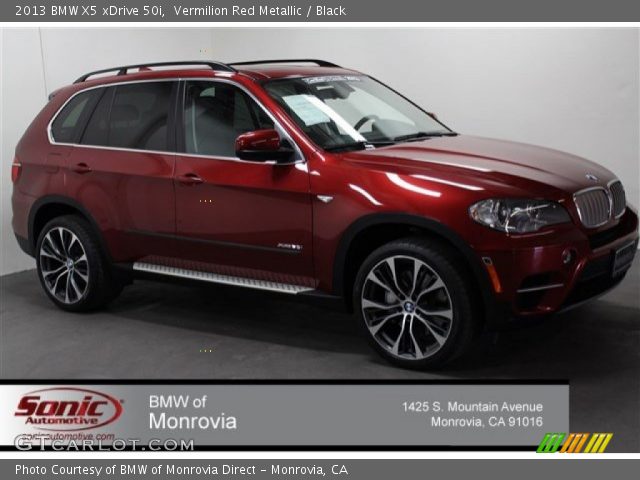 2013 BMW X5 xDrive 50i in Vermilion Red Metallic