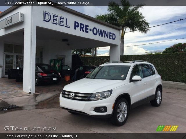 2012 Volkswagen Tiguan SE in Candy White