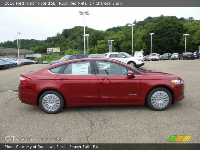 2016 Ford Fusion Hybrid SE in Ruby Red Metallic