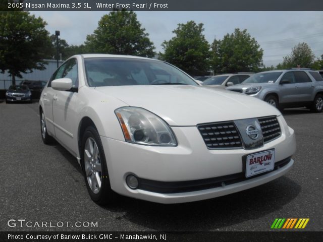 2005 Nissan Maxima 3.5 SL in Winter Frost Pearl
