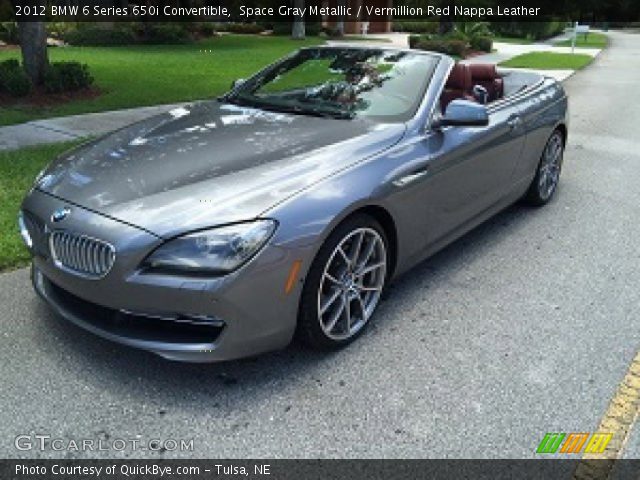 2012 BMW 6 Series 650i Convertible in Space Gray Metallic