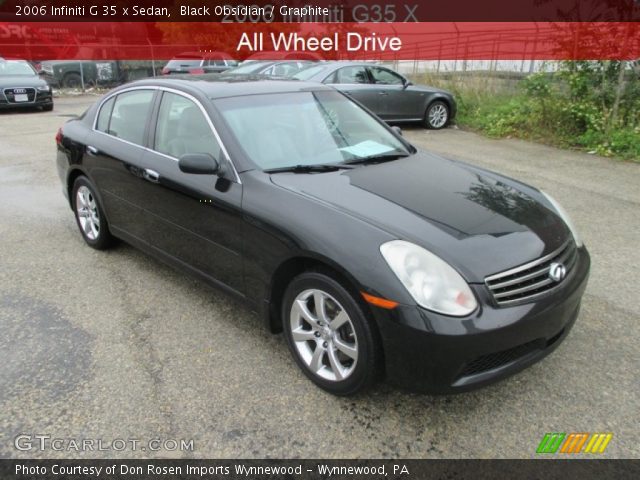 2006 Infiniti G 35 x Sedan in Black Obsidian