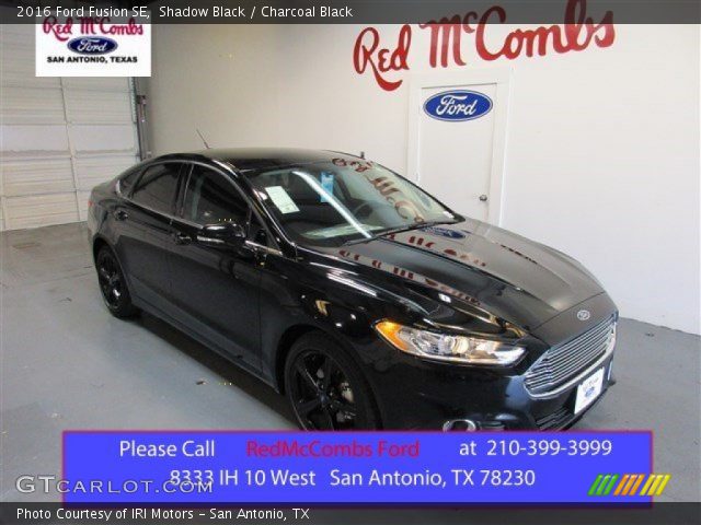 2016 Ford Fusion SE in Shadow Black