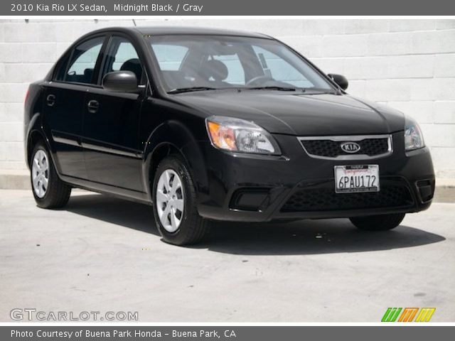 2010 Kia Rio LX Sedan in Midnight Black