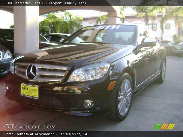 2008 Mercedes-Benz C 300 Sport in Black