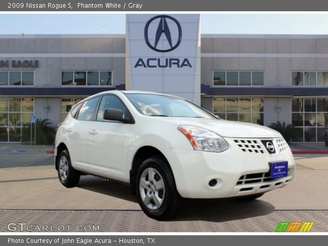 2009 Nissan Rogue S in Phantom White